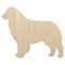 Australian Shepherd Dog Aussie Solid Unfinished Wood Shape Piece Cutout for DIY Craft Projects